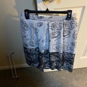 Flower Pleated skirt POCKETS Madison